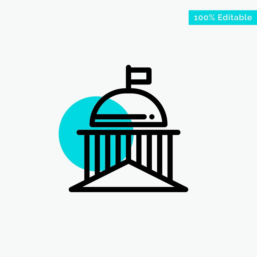City Flag Green Ireland Irish turquoise highlight circle point Vector icon
