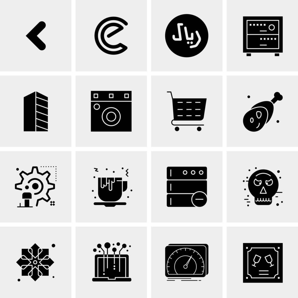 16 Universal Business Icons Vector Creative Icon Illustration to use in web and Mobile Related project