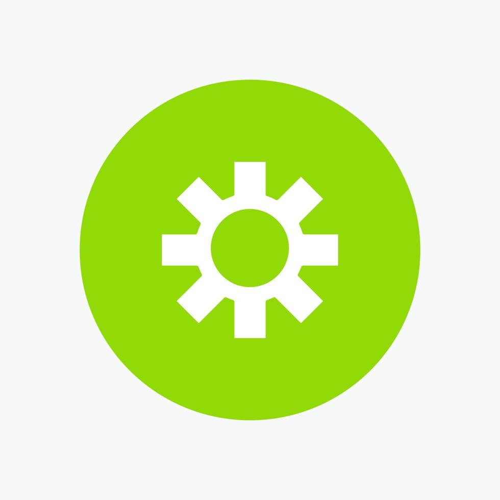 Setting Cog Gear vector