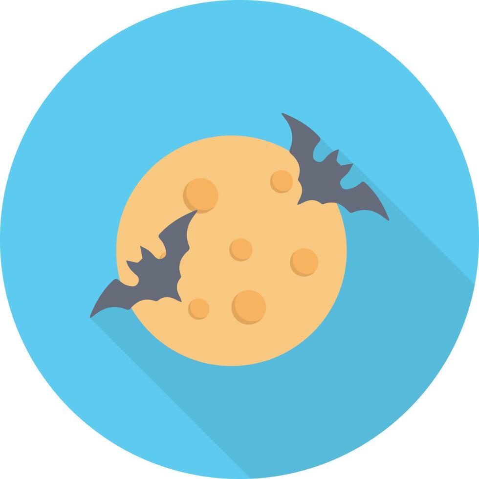 Ilustración de vector de murciélago nocturno en un fondo. Símbolos de calidad premium. Iconos vectoriales para concepto y diseño gráfico.