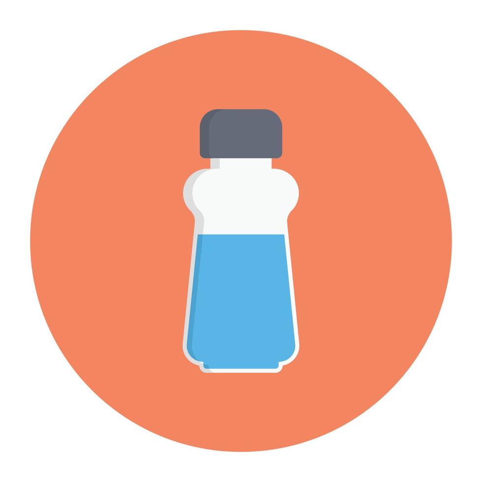 ilustración de vector de botella de agua en un fondo. símbolos de calidad premium. iconos vectoriales para concepto y diseño gráfico.