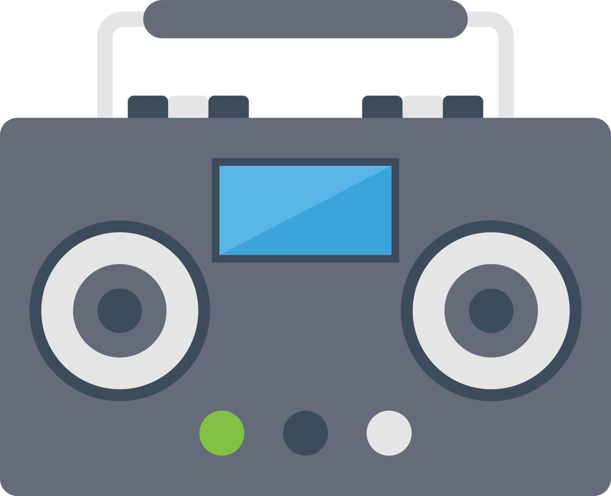 ilustración de vector de radio en un fondo. símbolos de calidad premium. iconos vectoriales para concepto y diseño gráfico.