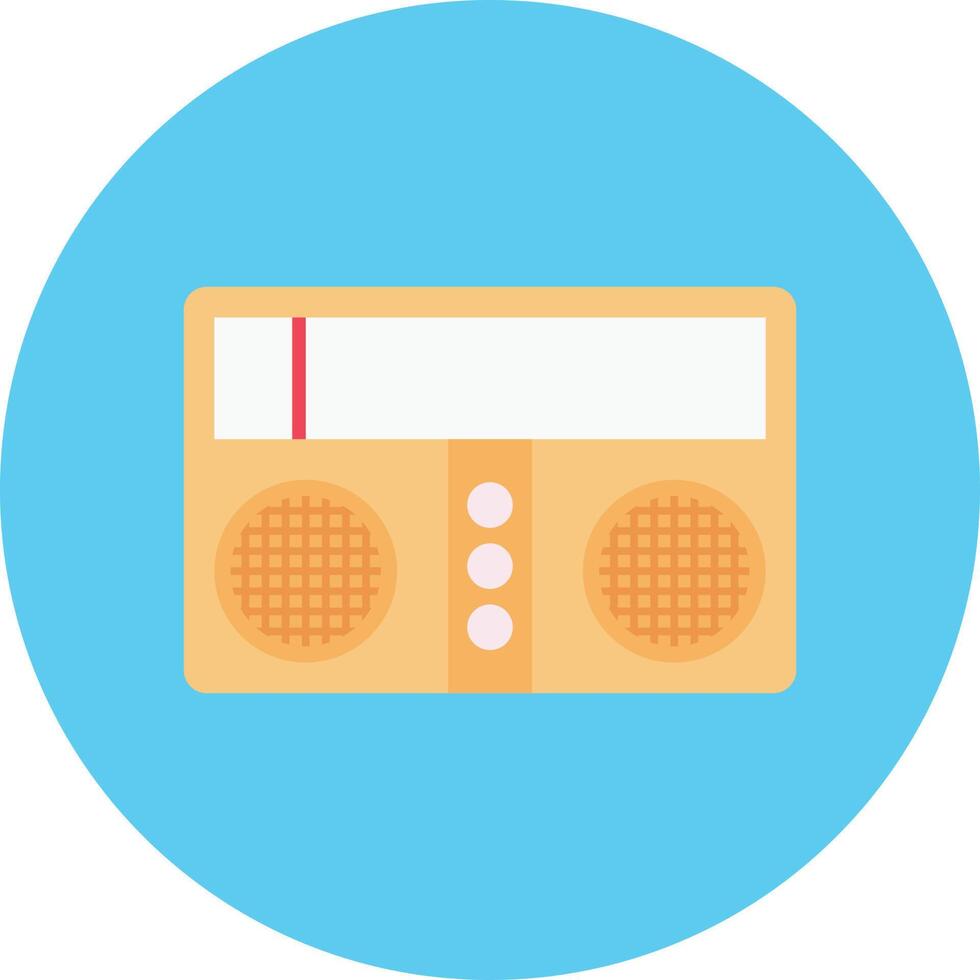 radio vector illustration on a background.Premium quality symbols.vector icons for concept and graphic design.