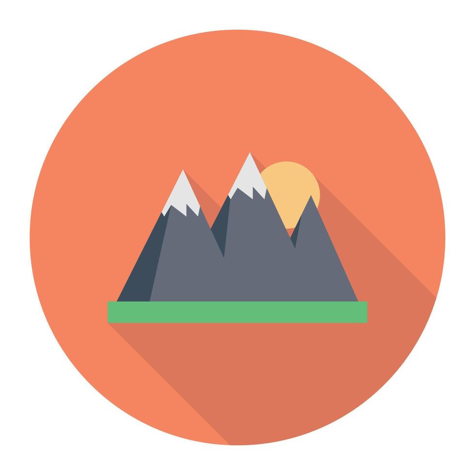 mountains vector illustration on a background.Premium quality symbols.vector icons for concept and graphic design.