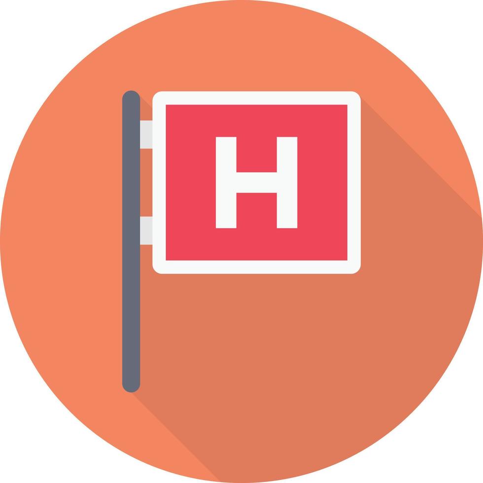 ilustración de vector de tablero de hospital en un fondo. símbolos de calidad premium. iconos vectoriales para concepto y diseño gráfico.