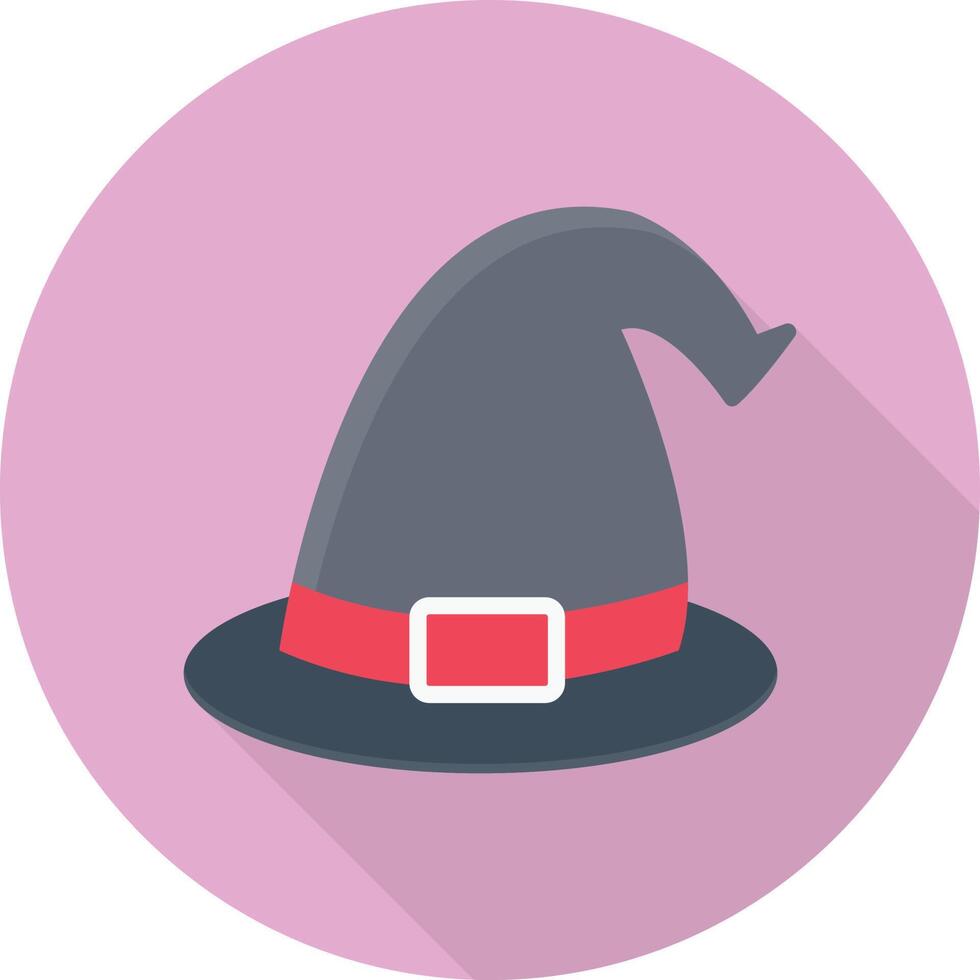 ilustración de vector de sombrero en un fondo. símbolos de calidad premium. iconos vectoriales para concepto y diseño gráfico.