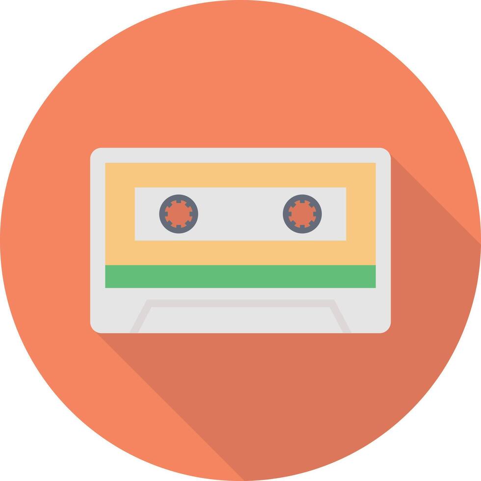 cassette vector illustration on a background.Premium quality symbols.vector icons for concept and graphic design.