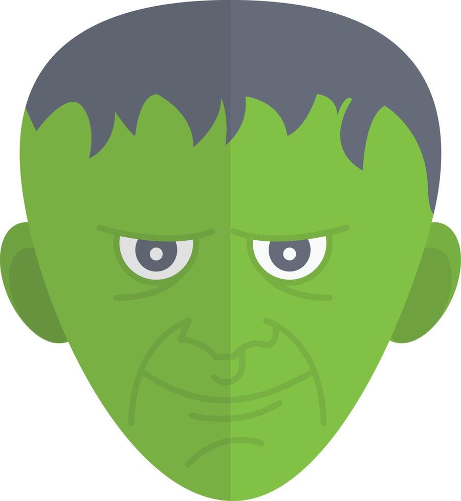 ilustración de vector de cara de halloween en un fondo. símbolos de calidad premium. iconos vectoriales para concepto y diseño gráfico.