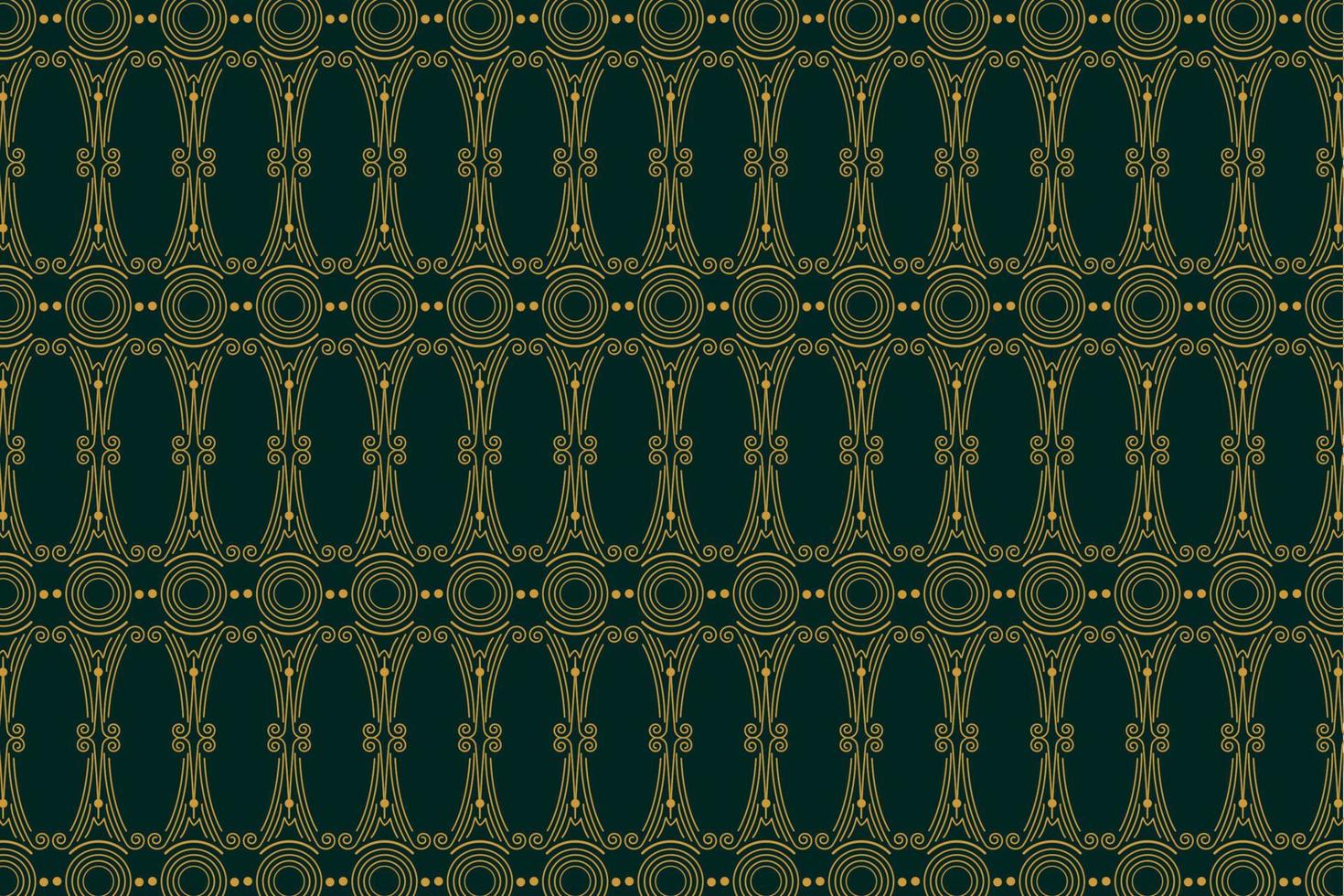 A beautiful  abstract ornamate pattern with crossing thin golden lines background. Seamless pattern design. vector