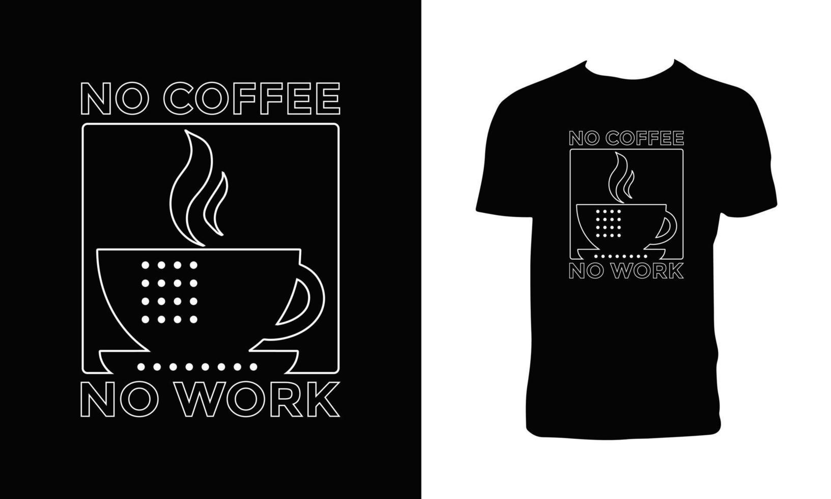 Creative Coffee T Shirt Design vector