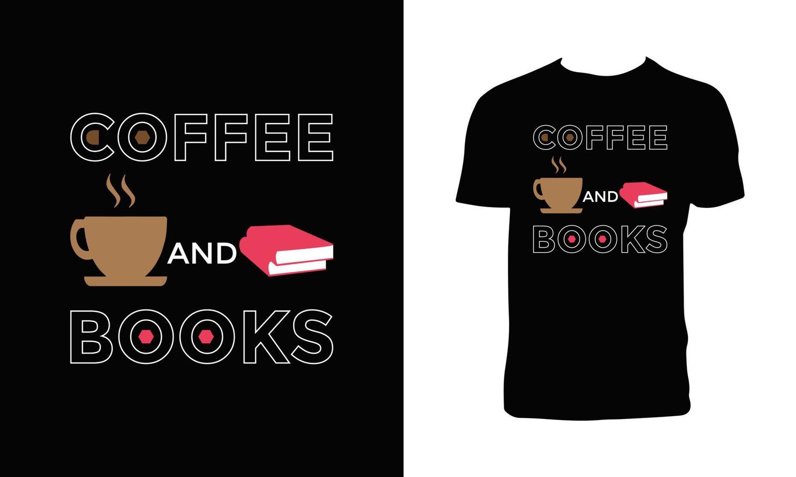 Coffee Lettering T Shirt Design vector