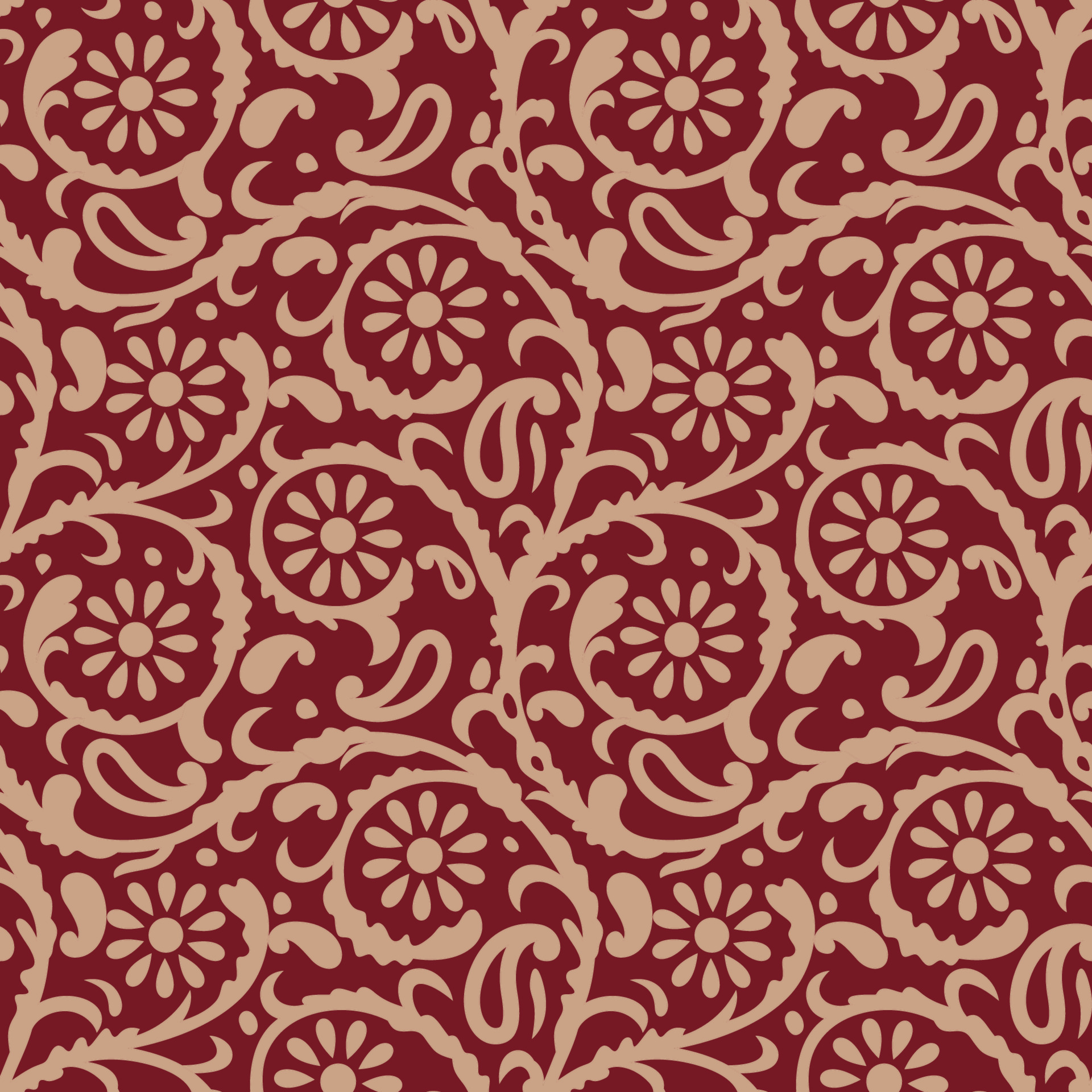 Vector seamless hand drawn pattern for textile or book covers