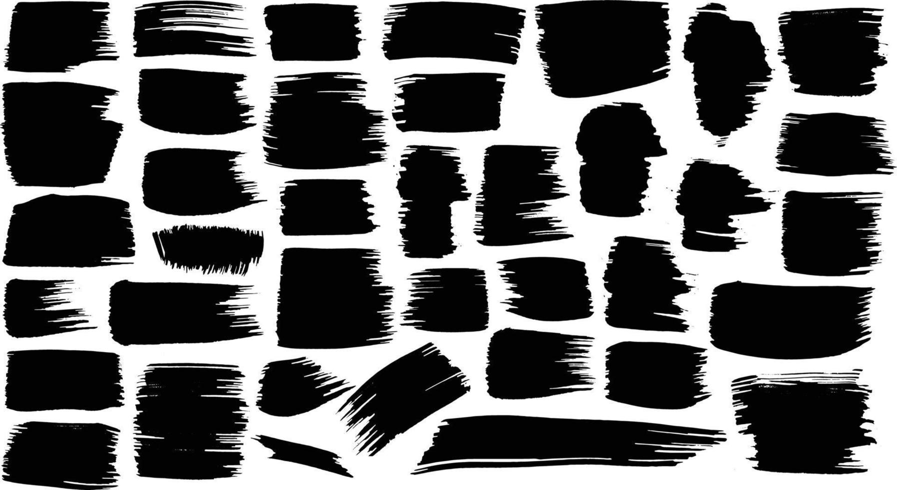set of vector hand drawn brushes