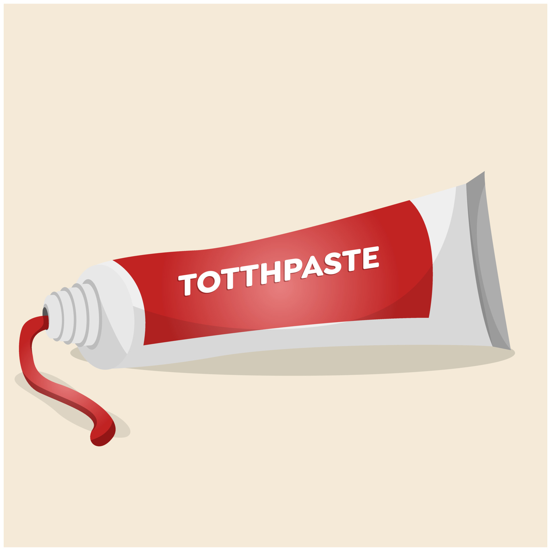 toothpaste tube cartoon