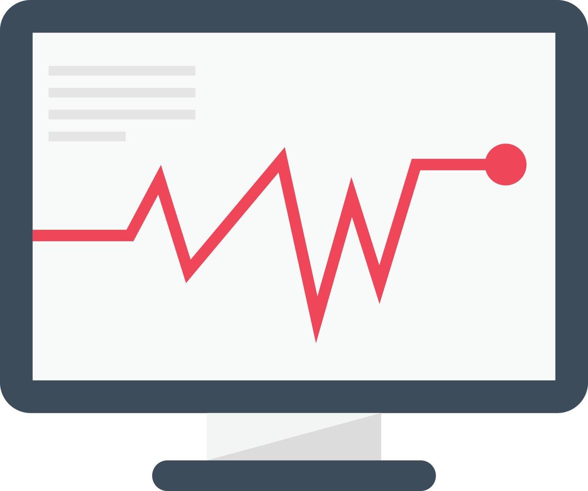 la pantalla pulsa la ilustración vectorial sobre un fondo. símbolos de calidad premium. iconos vectoriales para el concepto y el diseño gráfico. vector