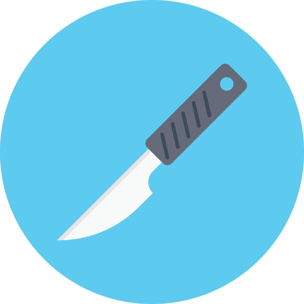 ilustración de vector de cuchillo en un fondo. símbolos de calidad premium. iconos vectoriales para concepto y diseño gráfico.