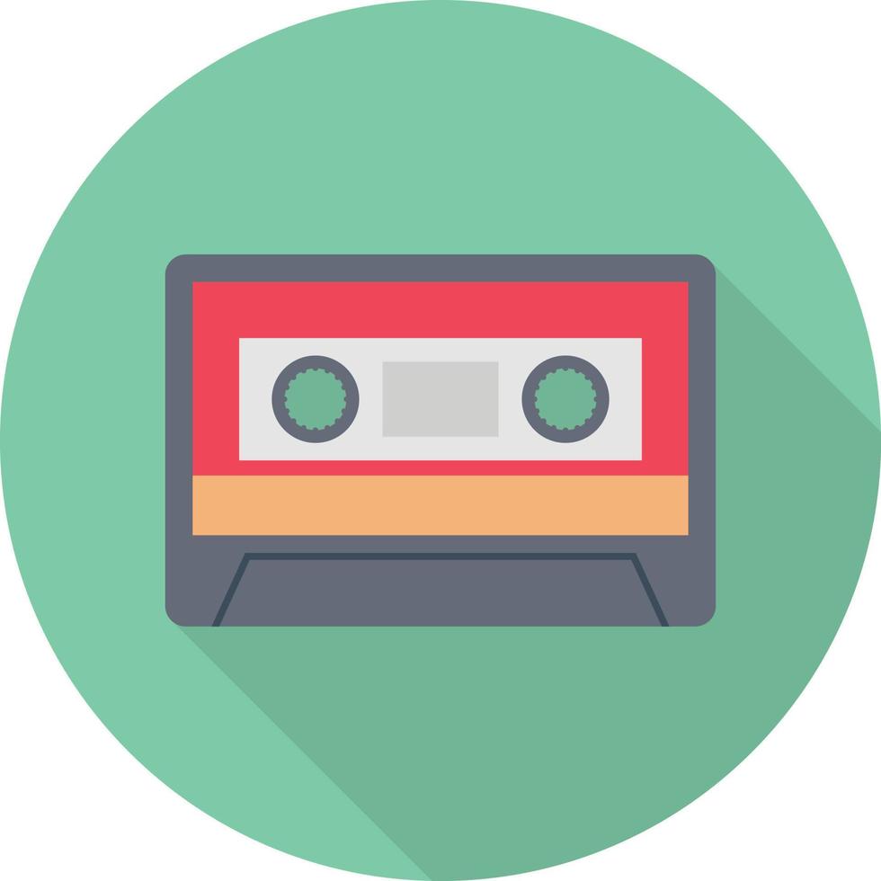 cassette vector illustration on a background.Premium quality symbols.vector icons for concept and graphic design.