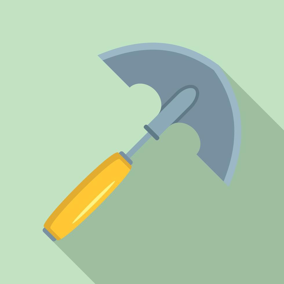 Hand dig icon, flat style vector