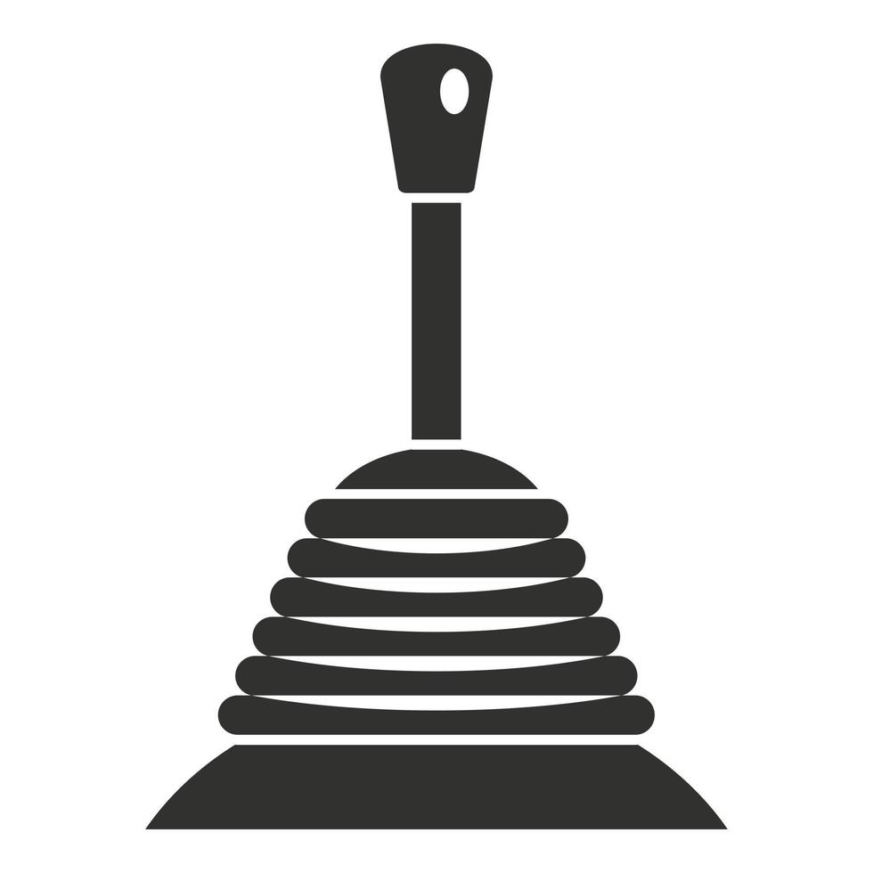 Manual gearbox icon, simple style vector