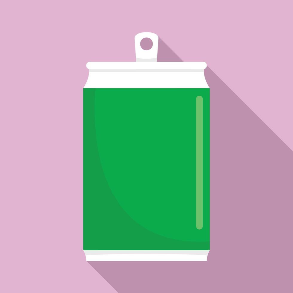 Beer tin can icon, flat style 14410268 Vector Art at Vecteezy