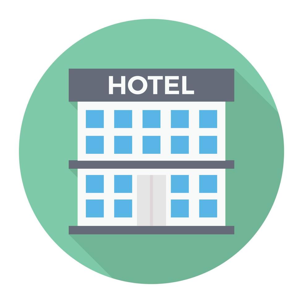 hotel building vector illustration on a background.Premium quality symbols.vector icons for concept and graphic design.