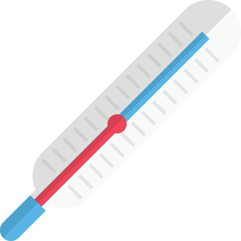 ilustración de vector de termómetro en un fondo. símbolos de calidad premium. iconos vectoriales para concepto y diseño gráfico.