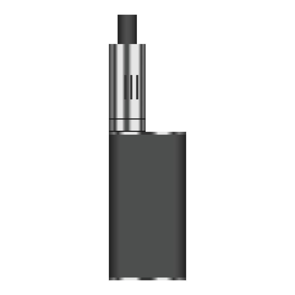 Electric vape icon, realistic style vector