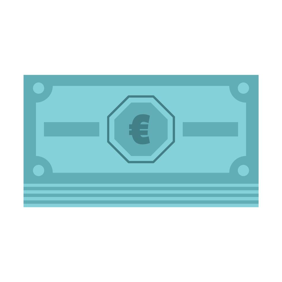 Cash money icon, flat style vector