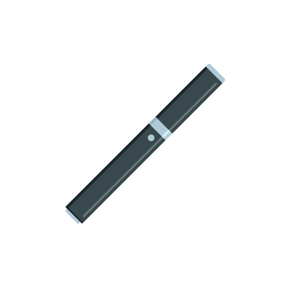 Closed vape pen icon, flat style vector