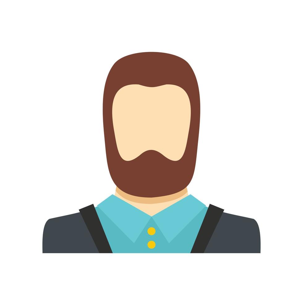 Man avatar icon vector flat