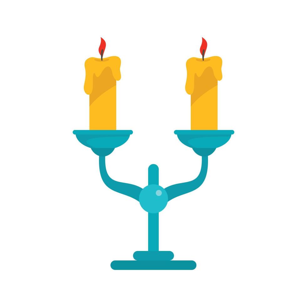 Chandelier icon, flat style vector