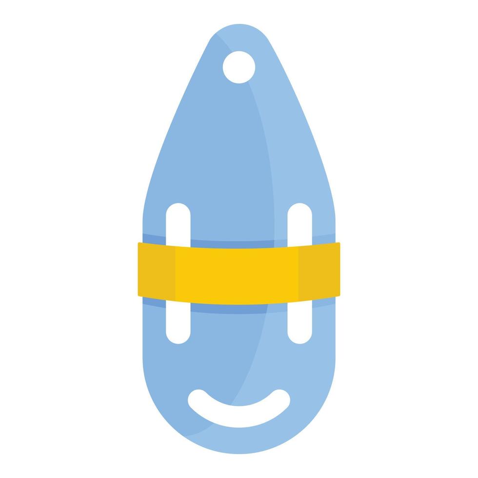Plastic bobber icon, flat style vector