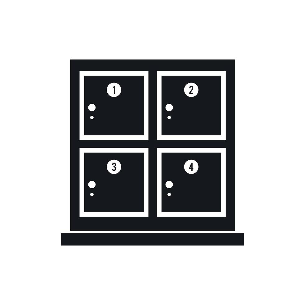 Cells for storage in the supermarket icon vector