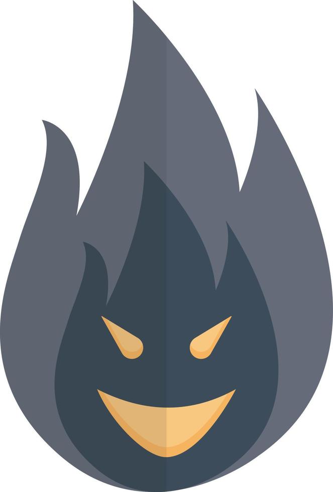 scary fire vector illustration on a background.Premium quality symbols.vector icons for concept and graphic design.