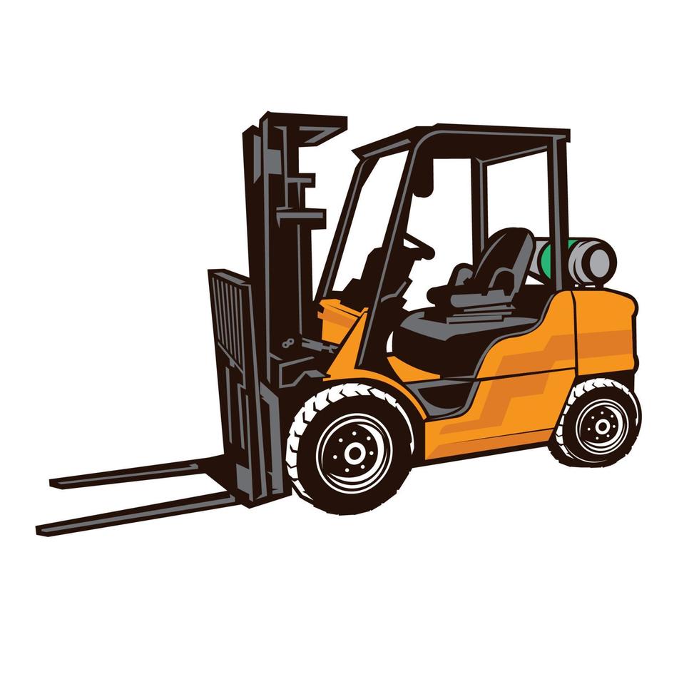 Forklift vector illustration, perfect for Equipment Store and Rental
