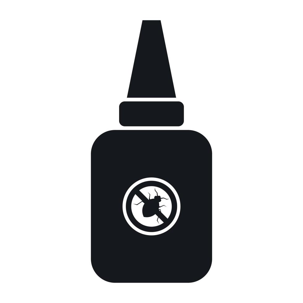 Insect spray icon, simple style vector