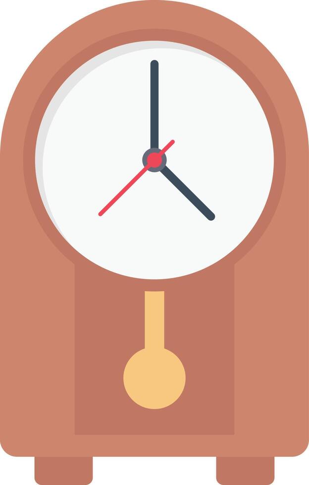 ilustración de vector de reloj en un fondo. símbolos de calidad premium. iconos vectoriales para concepto y diseño gráfico.