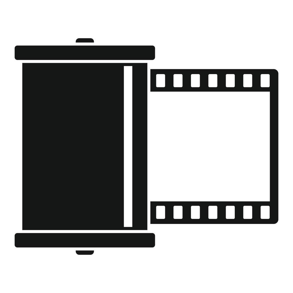 Retro camera film icon, simple style 14411703 Vector Art at Vecteezy
