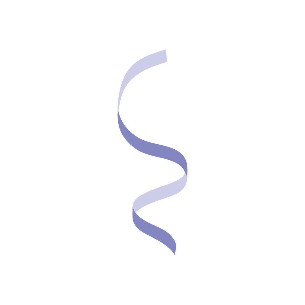 Blue serpentine icon, flat style vector