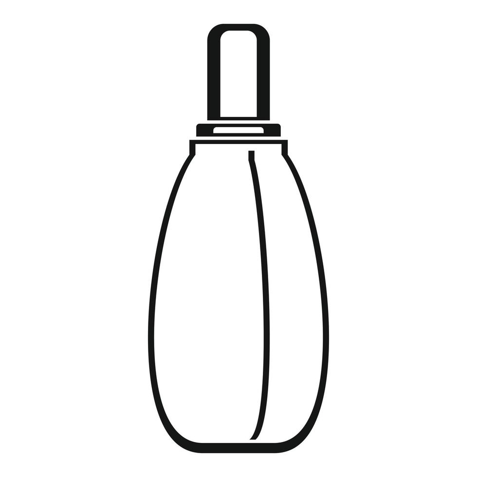 Perfume icon, simple style vector