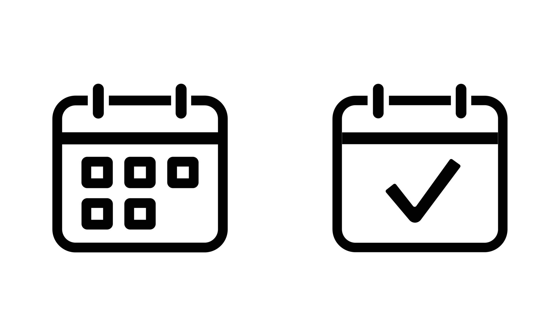 Icono De Vector De Calendario Ilustraci n Negra Aislada Para Dise o icono-de-vector-de-calendario-ilustraci-n-negra-aislada-para-dise-o