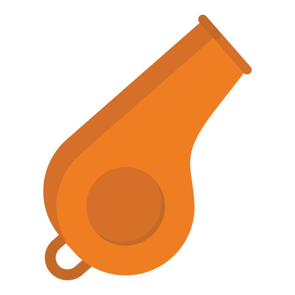 Whistle icon, flat style vector