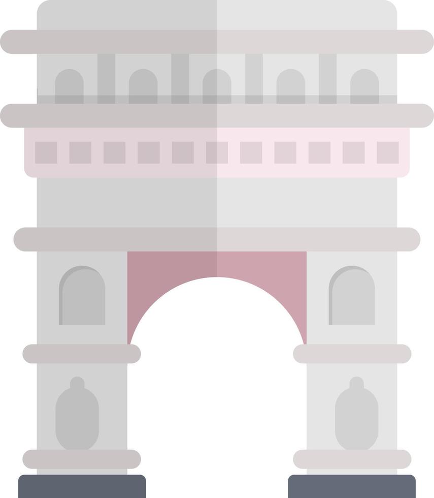 ilustración vectorial de la puerta delhi en un fondo. símbolos de calidad premium. iconos vectoriales para el concepto y el diseño gráfico. vector
