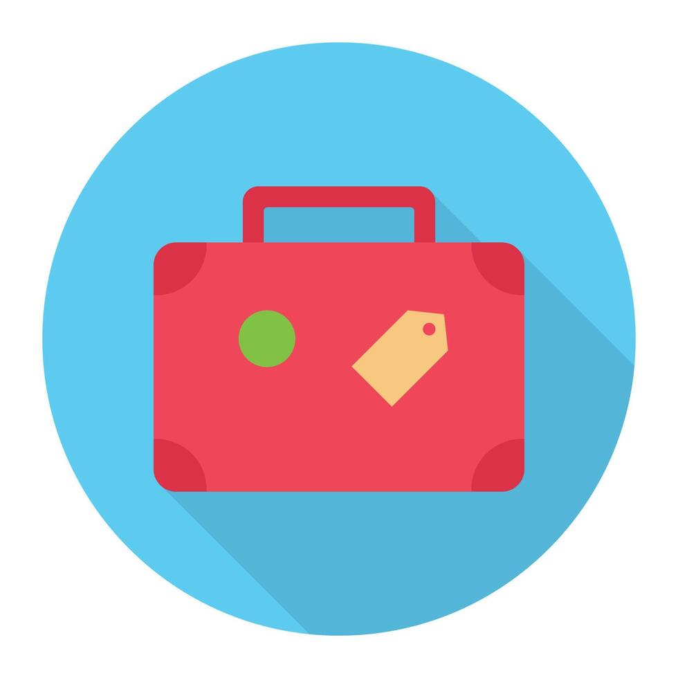 briefcase vector illustration on a background.Premium quality symbols.vector icons for concept and graphic design.