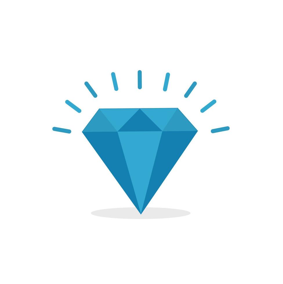 ilustración vectorial gráfico de diamante. vector