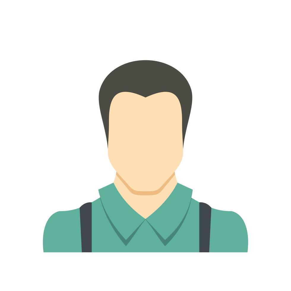 Worker avatar icon vector flat