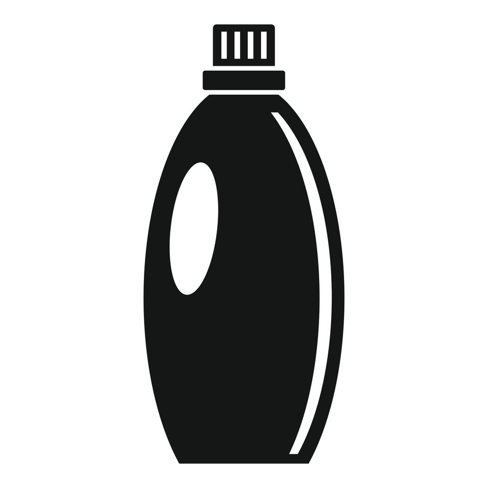 Gel wash bottle icon, simple style vector