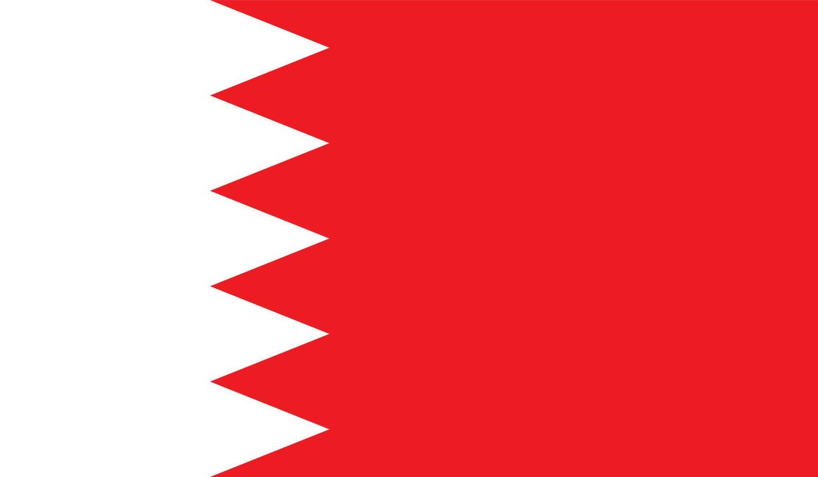 Bahrain flag image vector