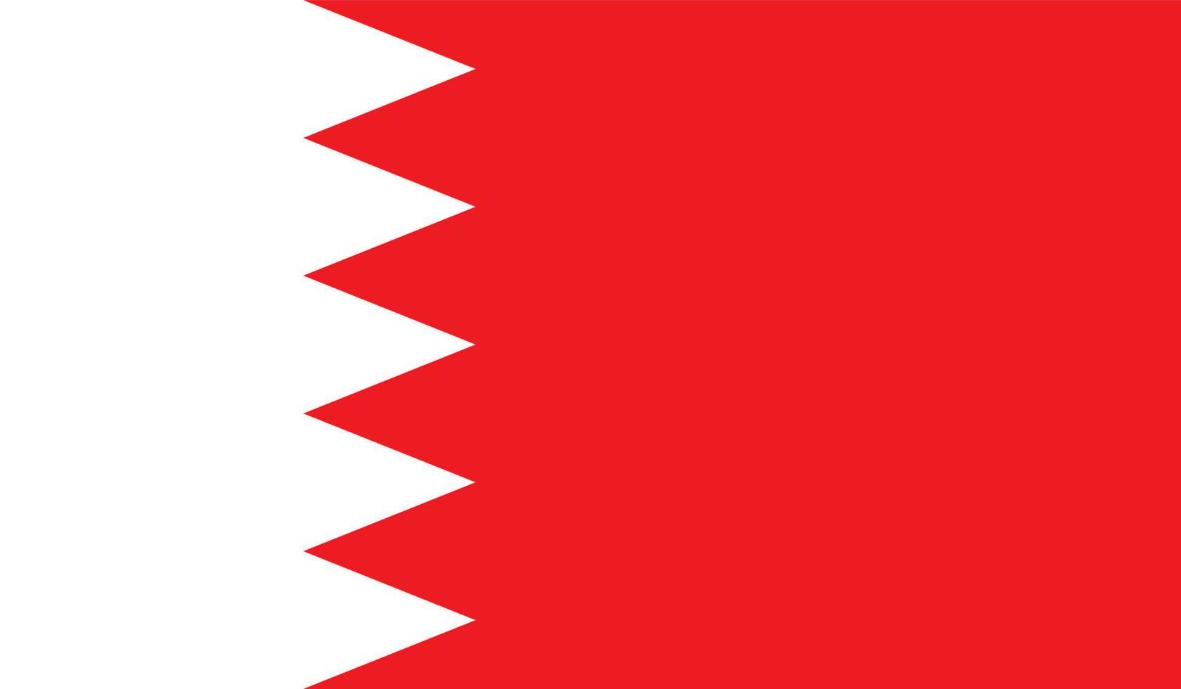 imagen de la bandera de bahrein vector