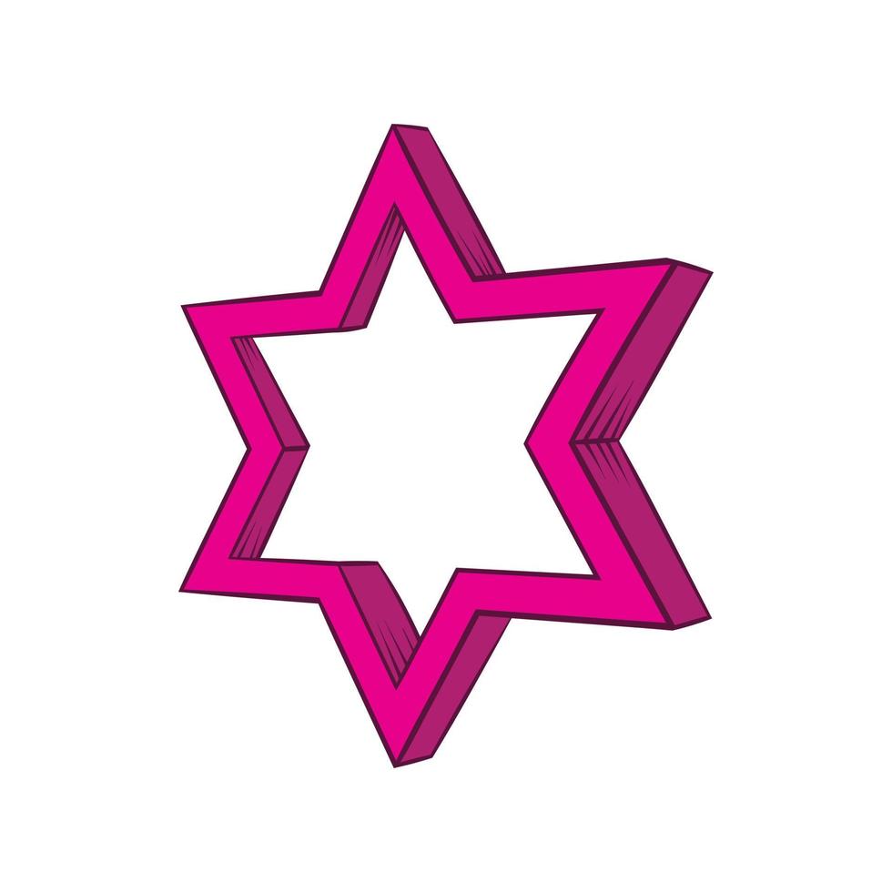 Star Icon, hand drawn style vector